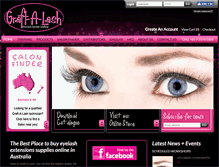 Tablet Screenshot of graft-a-lash.com